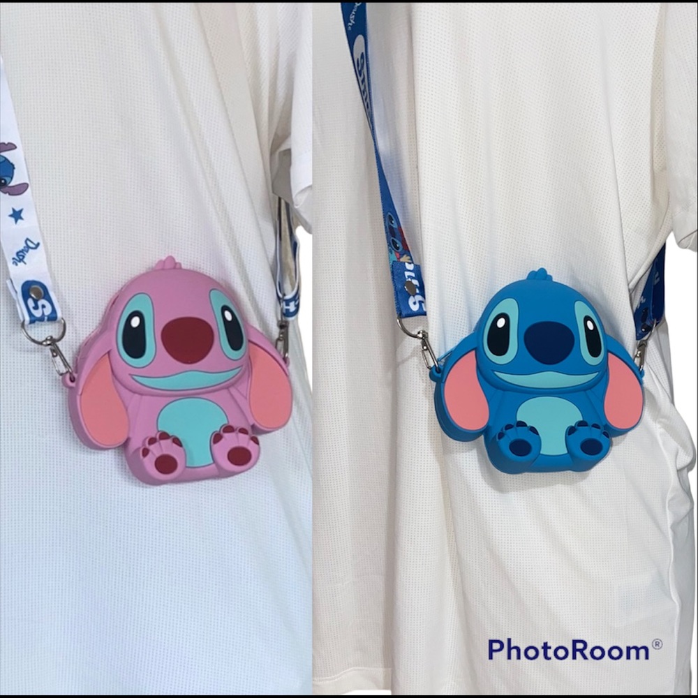 BUNDLE 2‼️ STITCH & ANGEL Small Coin Sling Purse for Girl & Women